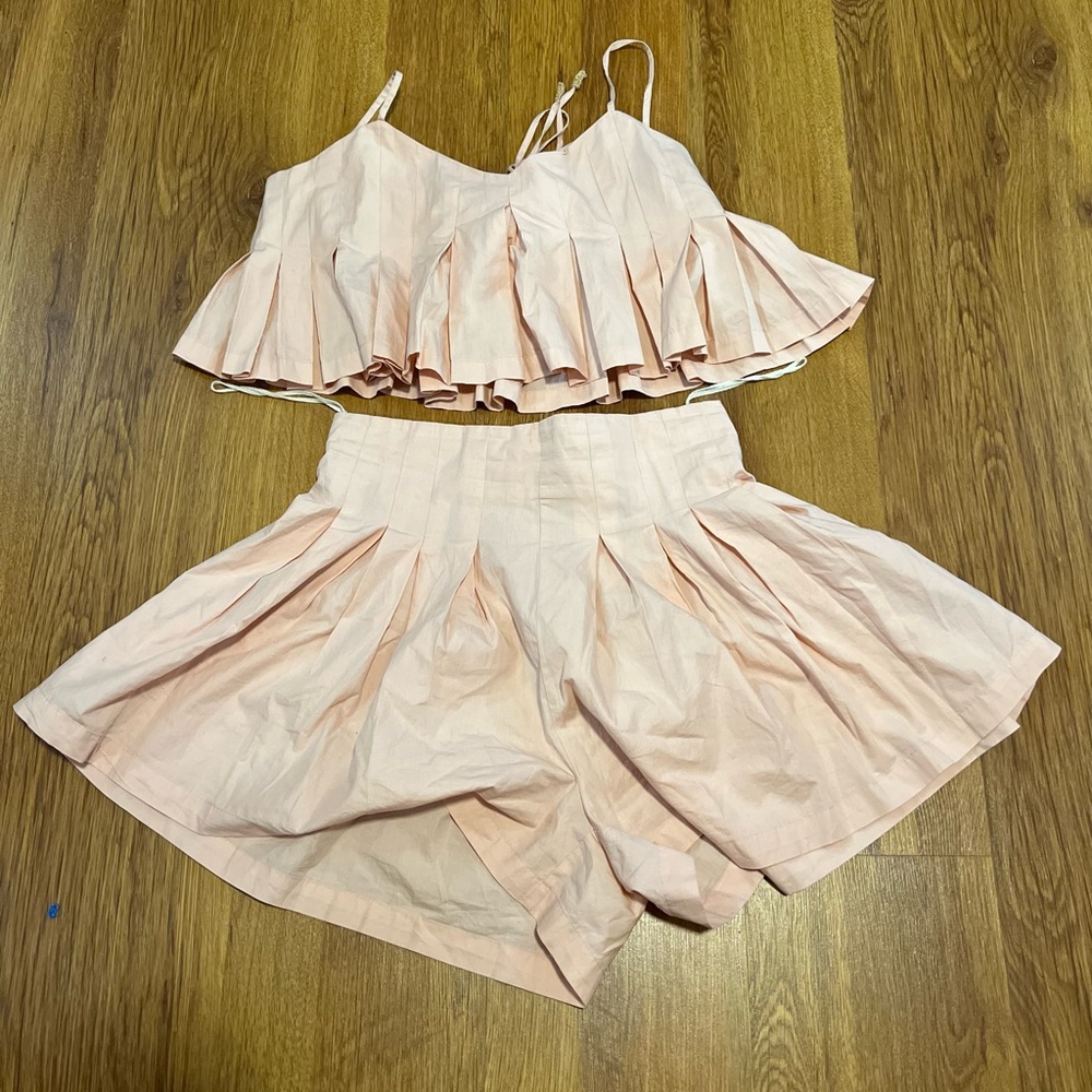Pre-Owned Free People Miki shorts set size M